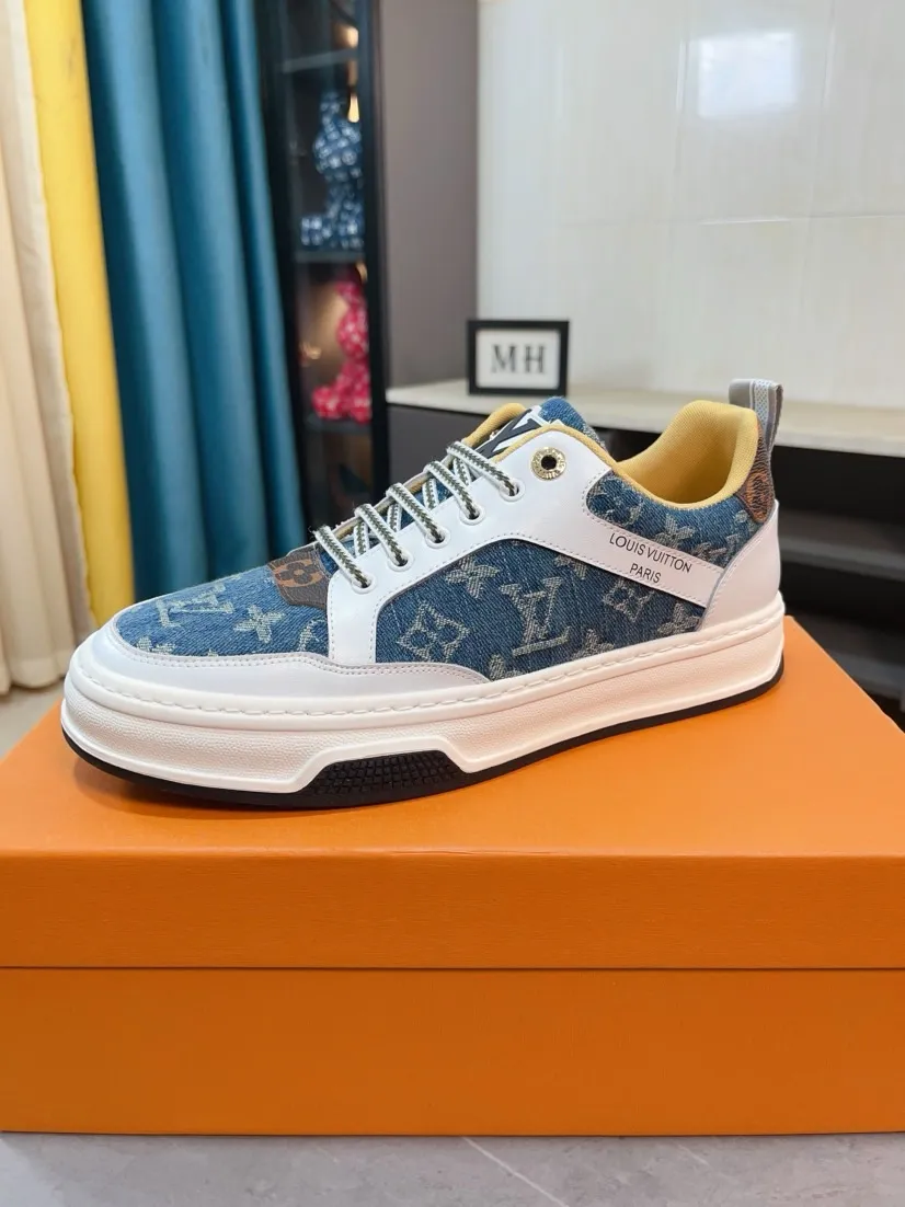 Men's shoes💰420🌹🌹[LV]🌹High-end men's shoes brand: official website 1:1 latest masterpiece: the upper is made of Italian imported first-layer cowhide with special materials➕full genuine leather lining🔥, making walking more convenient and comfortable! Exclusive new style, stunning work [color]! Create a fashionable personality to set off your uniqueness! A must-have for trendy men! Classic🔥Number: 38-44